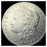 1890-CC Silver Morgan Dollar NEARLY UNCIRCULATED