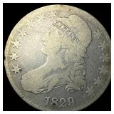 1829 Capped Bust Half Dollar NICELY CIRCULATED