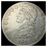 1831 Capped Bust Half Dollar NEARLY UNCIRCULATED