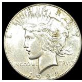 1928-S Silver Peace Dollar CLOSELY  UNCIRCULATED