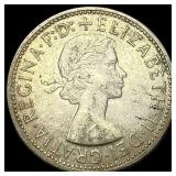 1954 Australia Silver Florin CHOICE AU