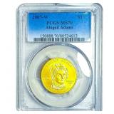 2007-W Abigail Adams Gold $10 1/4 oz PCGS MS70