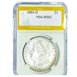 1901-O Morgan Silver Dollar PGA MS63