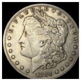 1884-S Silver Morgan Dollar NEARLY UNCIRCULATED