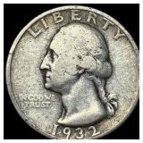 1932-S Silver Washington Quarter ABOUT UNCIRCULATE