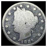 1886 Liberty Head Nickel NICELY CIRCULATED