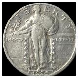 1926-S Silver Standing Liberty Quarter CLOSELY UNC