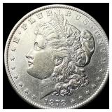 1878 Silver Morgan Dollar CLOSELY UNCIRCULATED