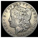 1898-S Silver Morgan Dollar ABOUT UNCIRCULATED