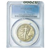 1933-S Walking Liberty Half Dollar PCGS AU50