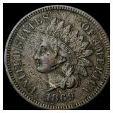1869 Indian Head Cent CLOSELY UNCIRCULATED