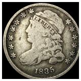 1835 Capped Bust Dime NICELY CIRCULATED