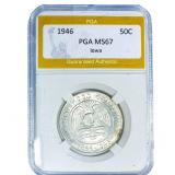 1946 Iowa Half Dollar PGA MS67