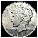 1935 Silver Peace Dollar UNCIRCULATED