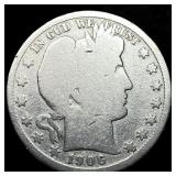 1906-O Silver Barber Half Dollar NICELY CIRCULATED