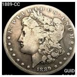 1889-CC Morgan Silver Dollar LIGHTLY CIRCULATED