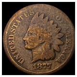1877 Indian Head Cent NEARLY UNCIRCULATED