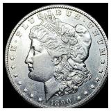 1890-CC Silver Morgan Dollar CHOICE AU