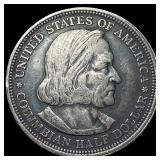 1893 Columbian Exposition Half Dollar CLOSELY UNCI