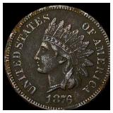 1876 Indian Head Cent NEARLY UNCIRCULATED