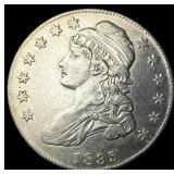 1835 Silver Capped Bust Half Dollar NEARLY  UNCIR