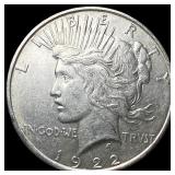 1922 Silver Peace Dollar UNCIRCULATED