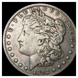 1892-S Silver Morgan Dollar ABOUT UNCIRCULATED
