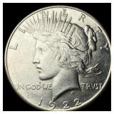1922-S Silver Peace Dollar UNCIRCULATED