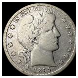 1894-S Silver Barber Half Dollar LIGHTLY CIRCULATE