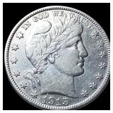 1915-D Silver Barber Half Dollar CLOSELY UNCIRCULA