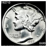1927-D Mercury Dime CHOICE BU FSB