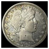 1908-O Silver Barber Quarter NEARLY UNCIRCULATED
