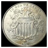 1868 Shield Nickel CLOSELY UNCIRCULATED