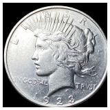 1923 Silver Peace Dollar CLOSELY UNCIRCULATED