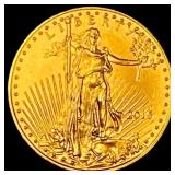 2016 1/10oz Gold American Eagle $5 GEM BU