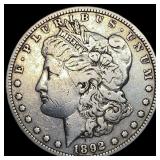 1892 Silver Morgan Dollar NEARLY UNCIRCULATED