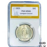 1925 Lexington Half Dollar PGA MS66