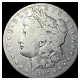 1893-CC Silver Morgan Dollar LIGHTLY CIRCULATED
