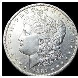 1887-O Silver Morgan Dollar NEARLY UNCIRCULATED