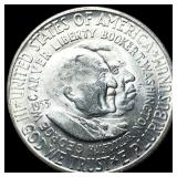 1953-S Silver Booker T. Washington/Carver Half Dol