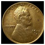 1915-D Lincoln Wheat Cent CLOSELY UNCIRCULATED