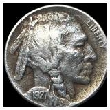 1927-D Buffalo Nickel NEARLY UNCIRCULATED