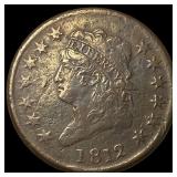 1812 Classic Head Large Cent NEARLY UNCIRCULATED