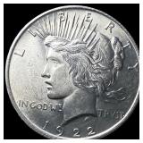 1922 Silver Peace Dollar CHOICE BU