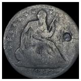 1855-O Arrows Silver Seated Liberty Half  Dollar