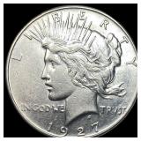 1927-S Silver Peace Dollar CLOSELY  UNCIRCULATED