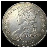 1829 Capped Bust Half Dollar CHOICE AU