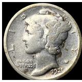 1921 Mercury Dime LIGHTLY CIRCULATED