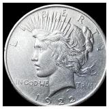 1922 Peace Silver Dollar CLOSELY UNCIRCULATED