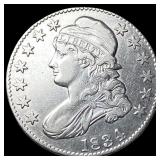 1834 Capped Bust Half Dollar NEARLY UNCIRCULATED